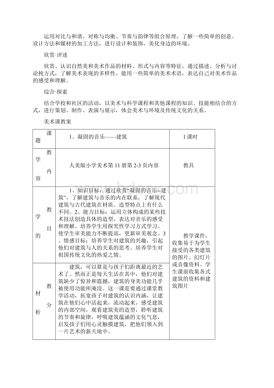 小学六年级人美版美术上册教案全集及教学设计图文Word格式.docx_第2页