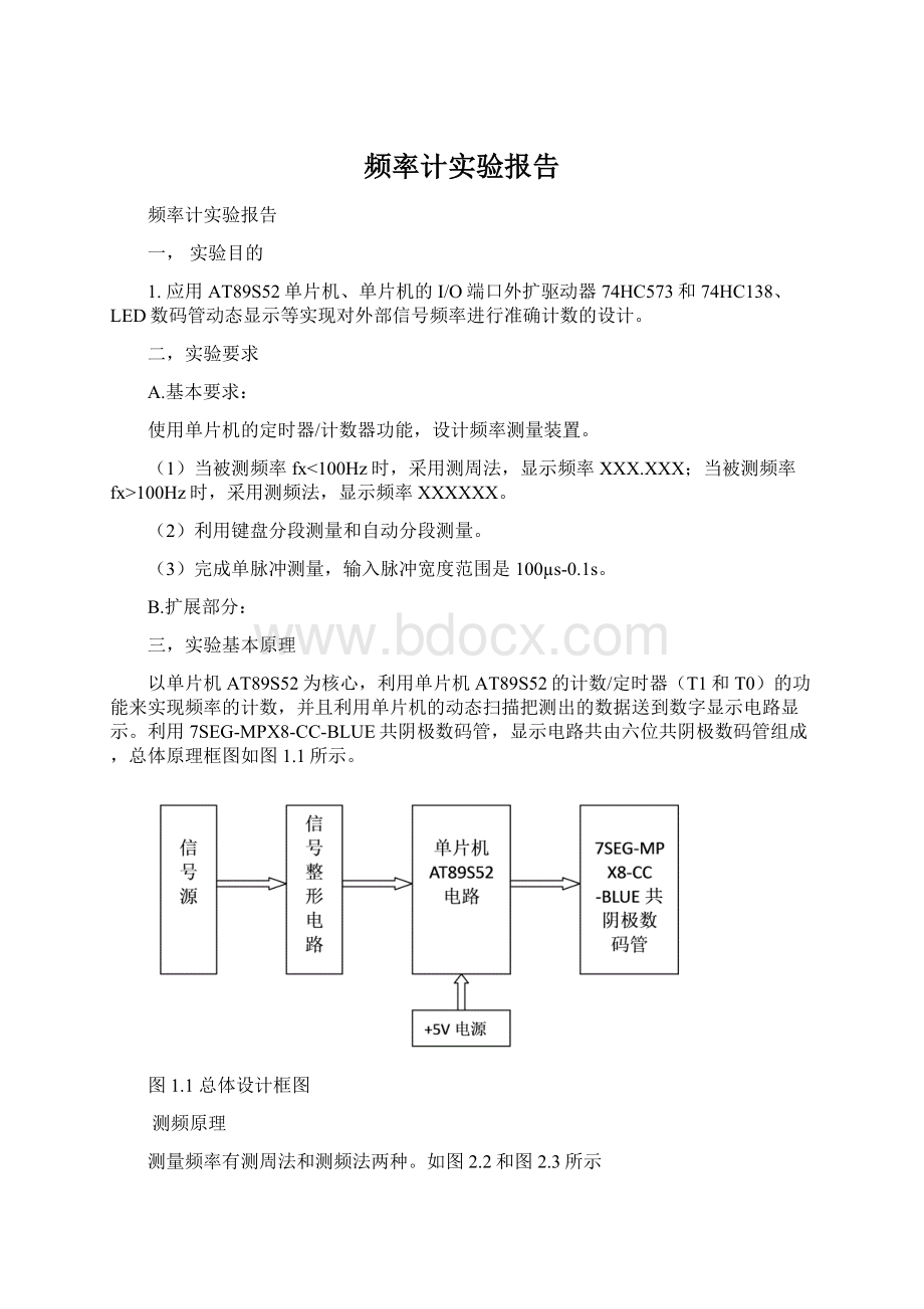 频率计实验报告.docx_第1页