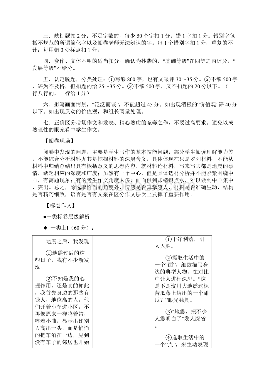 高考作文标卷层级解析及升格示例文档格式.docx_第3页