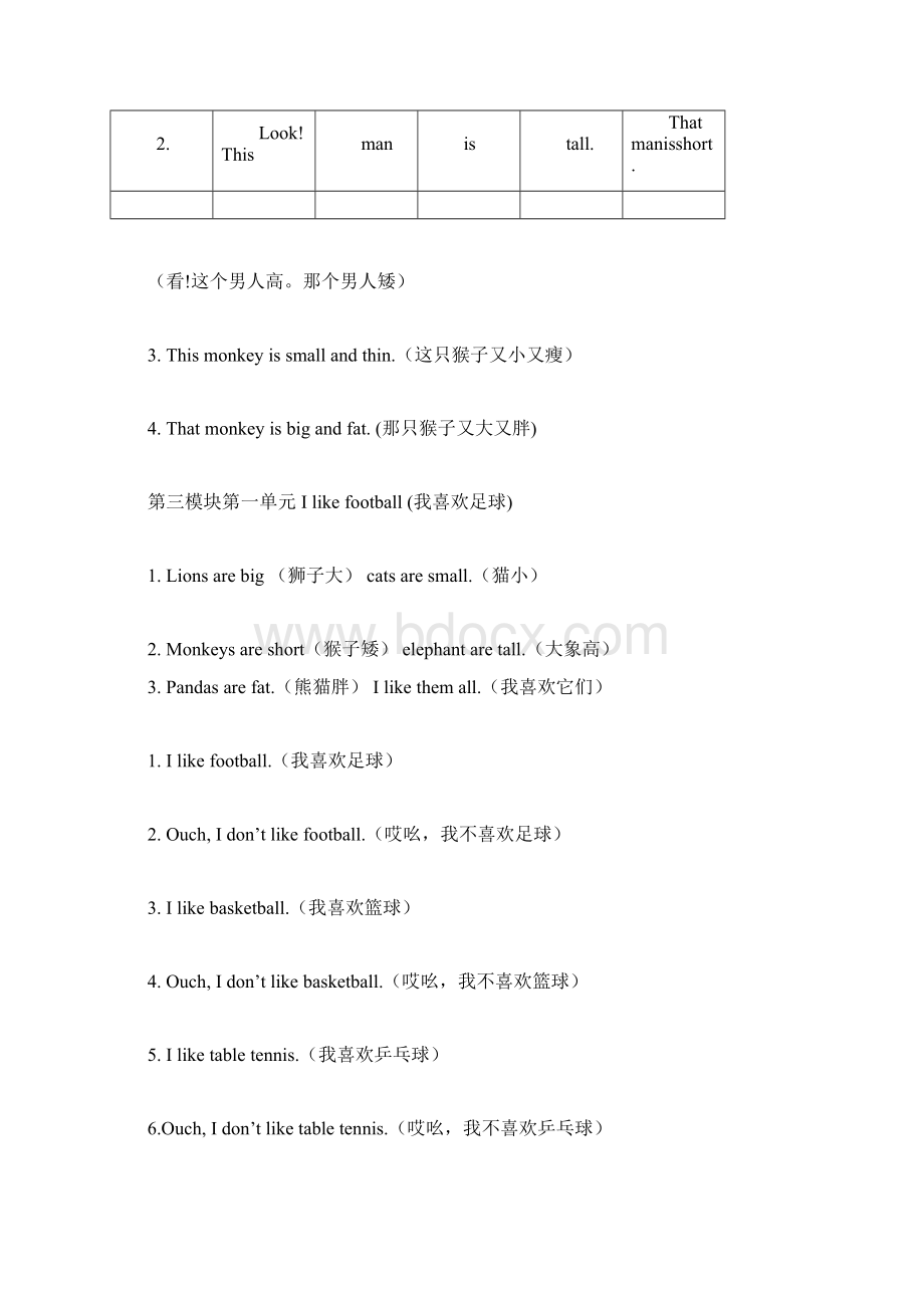 外研版三年级下册一至八模块课文.docx_第3页