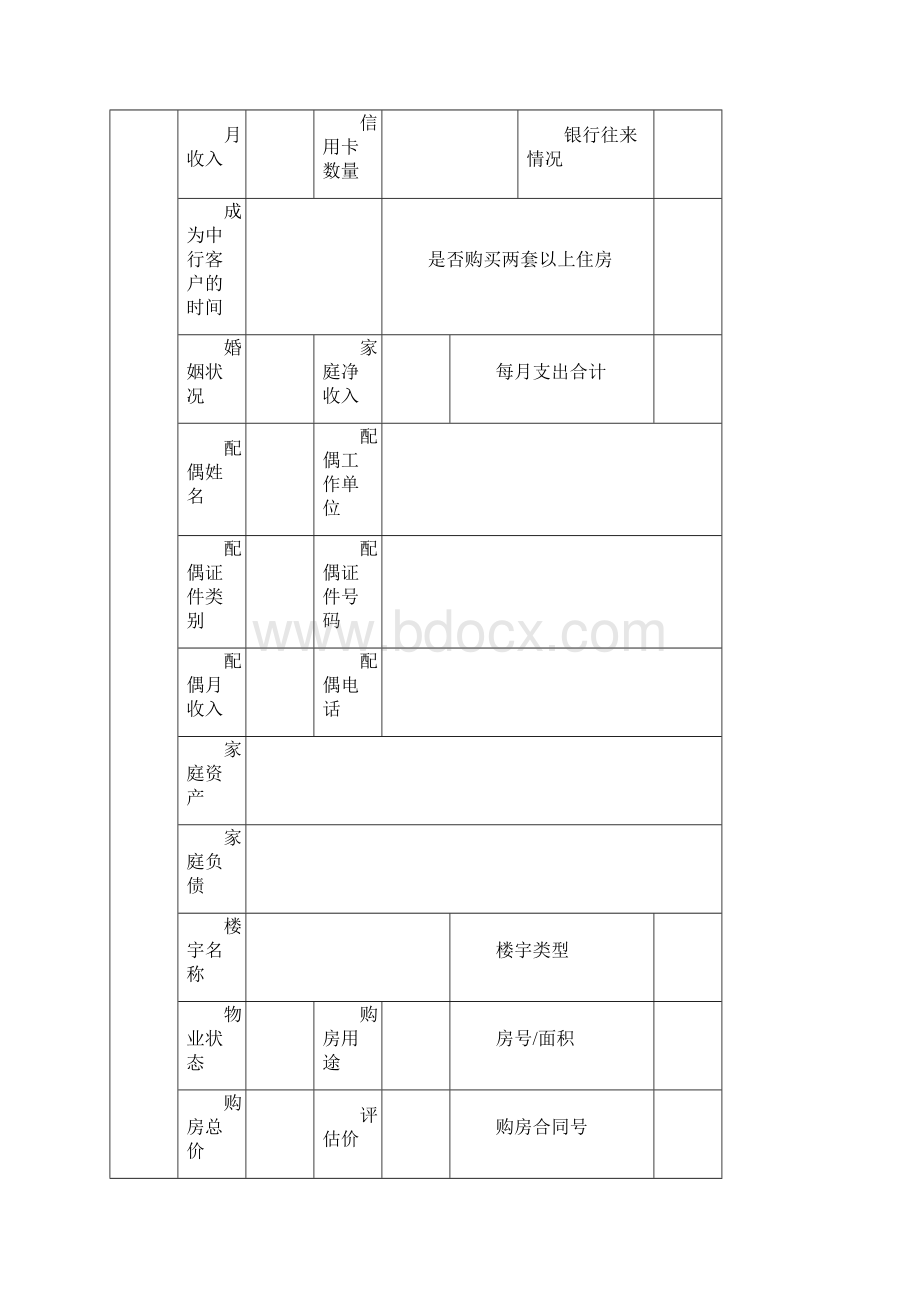 二手房贷款申请及审批资料册Word格式.docx_第2页