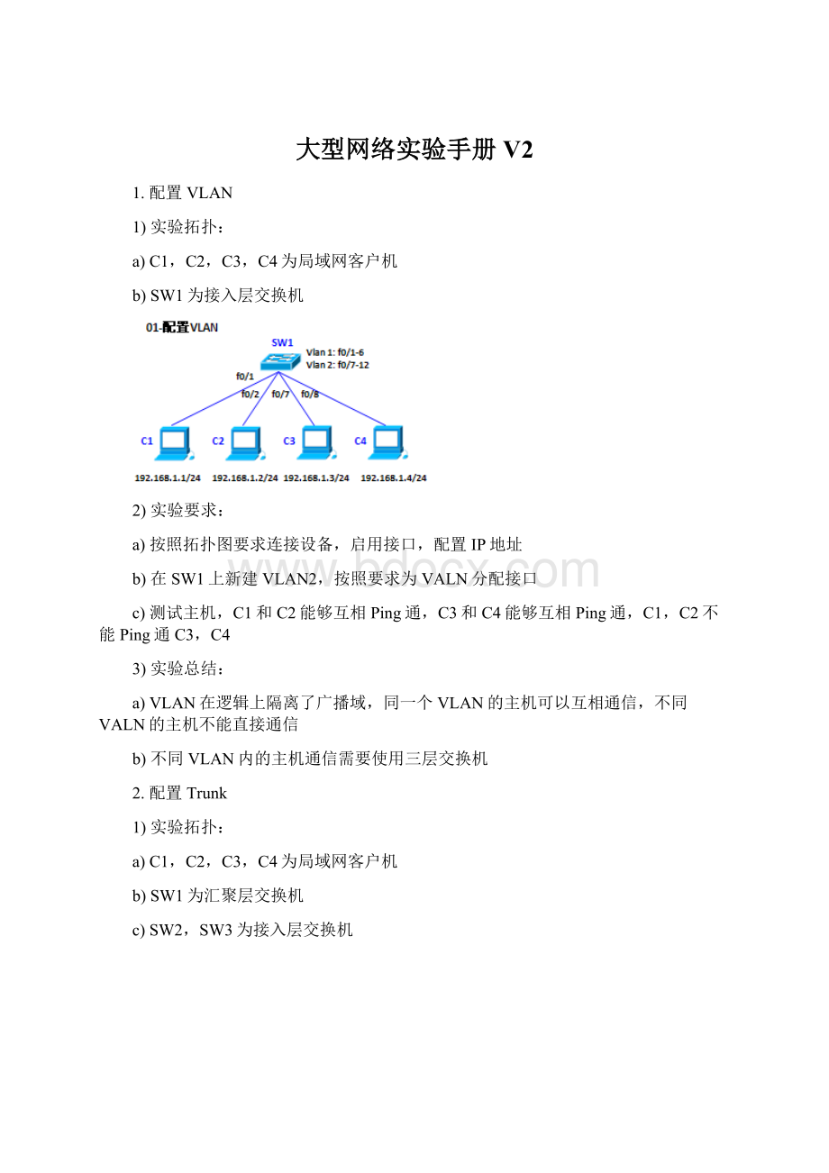 大型网络实验手册V2.docx_第1页