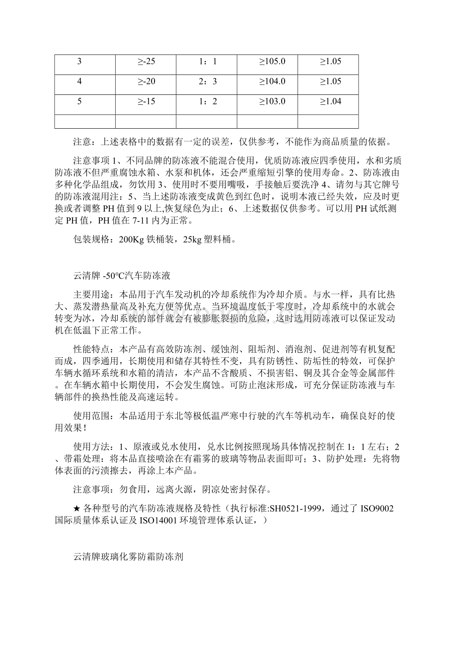 威海云清系类防冻融雪剂Word文档下载推荐.docx_第2页