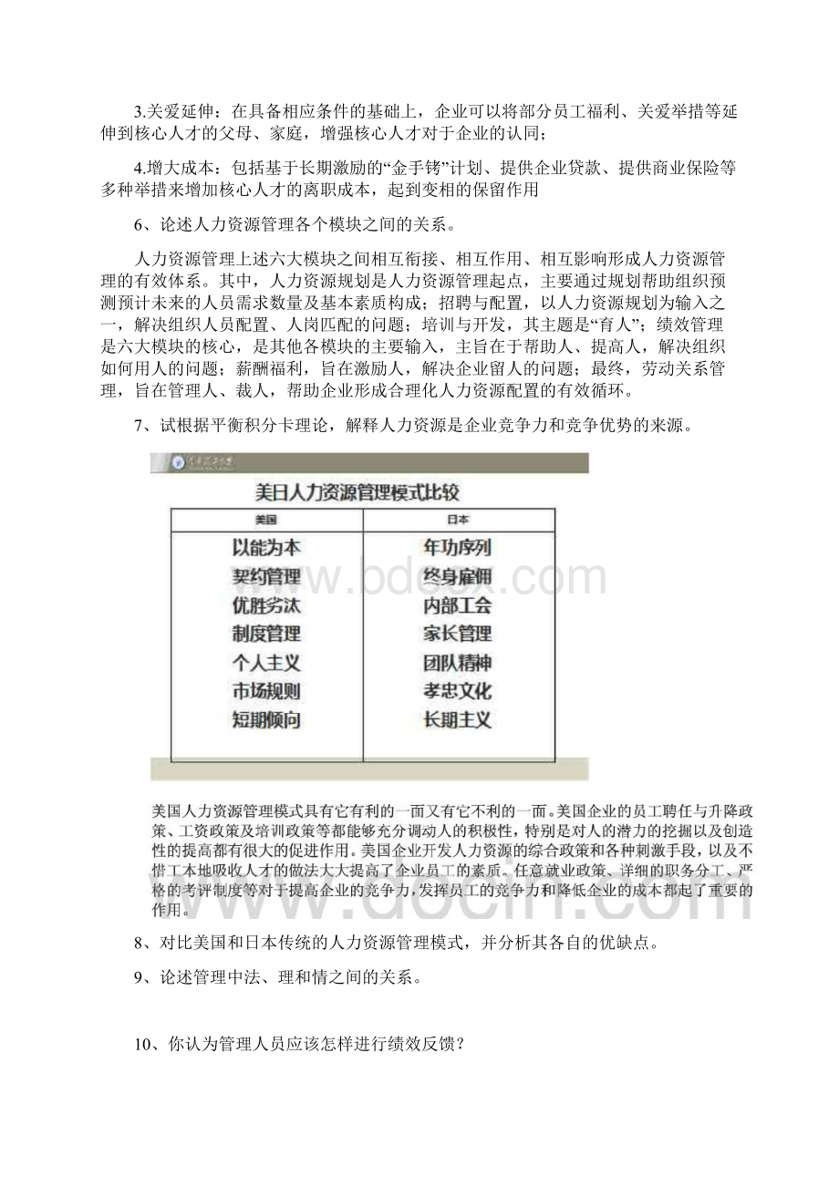 人力资源管理论述题截图答案答案.docx_第3页