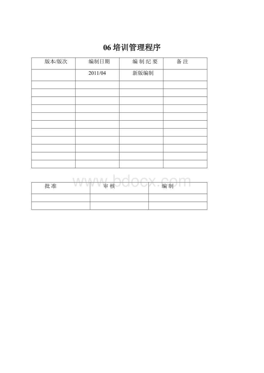 06培训管理程序Word格式.docx_第1页