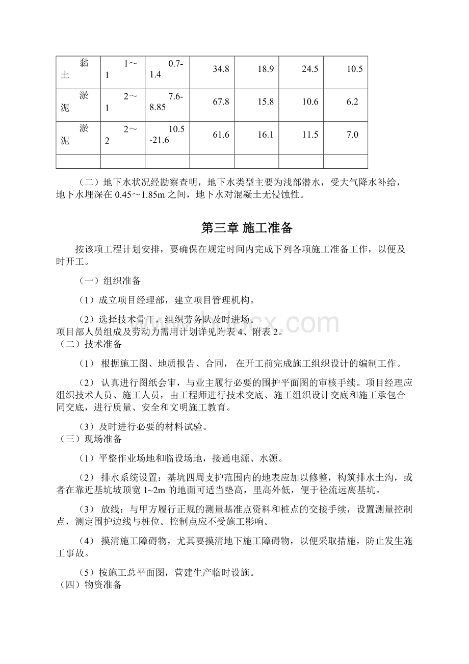 某大厦基坑支护施工设计方案Word文件下载.docx_第3页