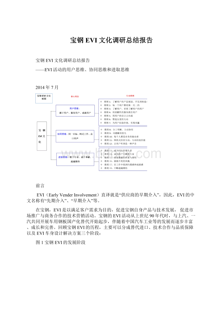 宝钢EVI文化调研总结报告.docx_第1页