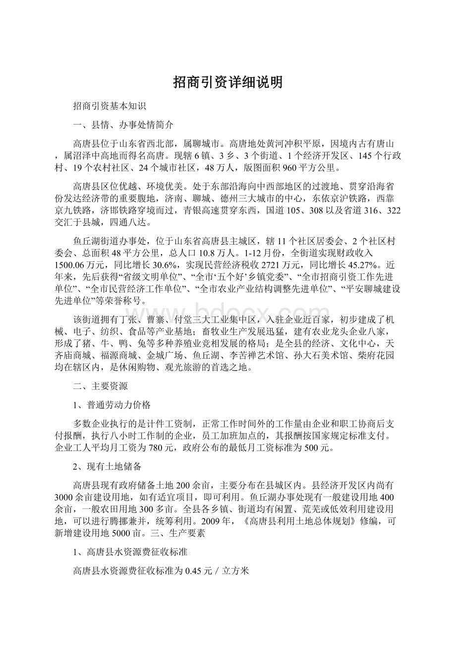 招商引资详细说明.docx_第1页