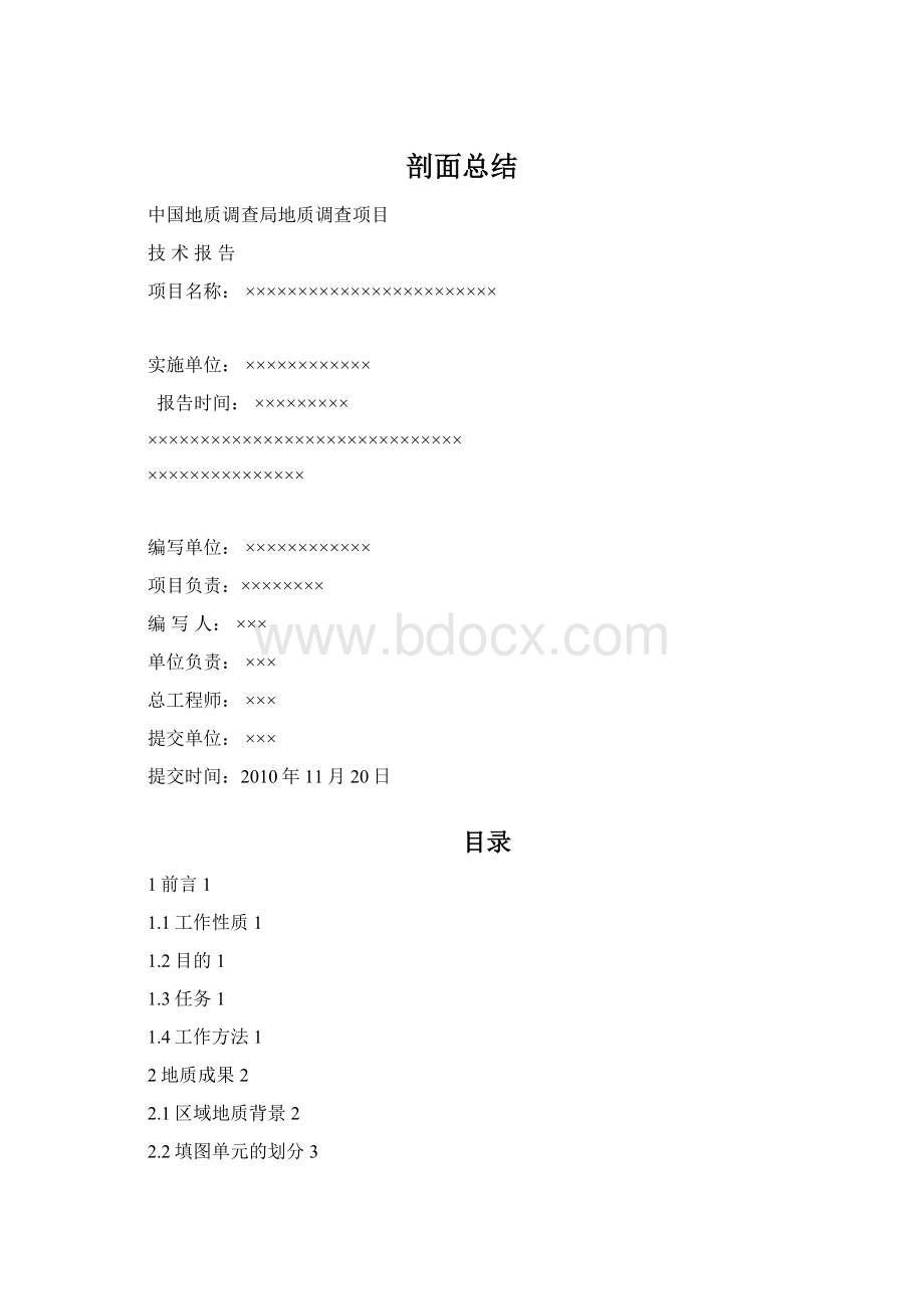 剖面总结.docx