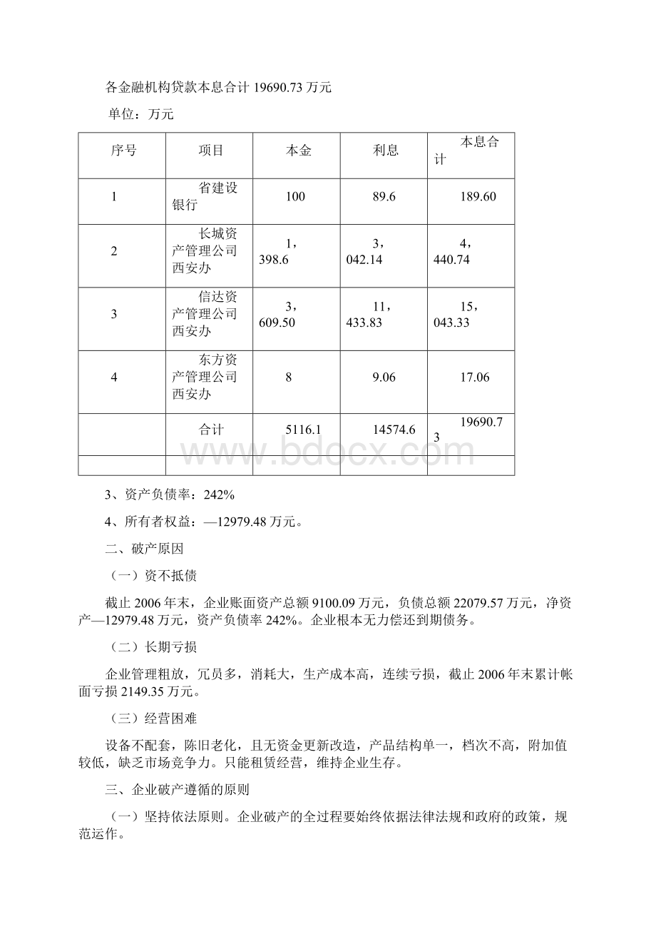 企业破产方案Word文档下载推荐.docx_第2页