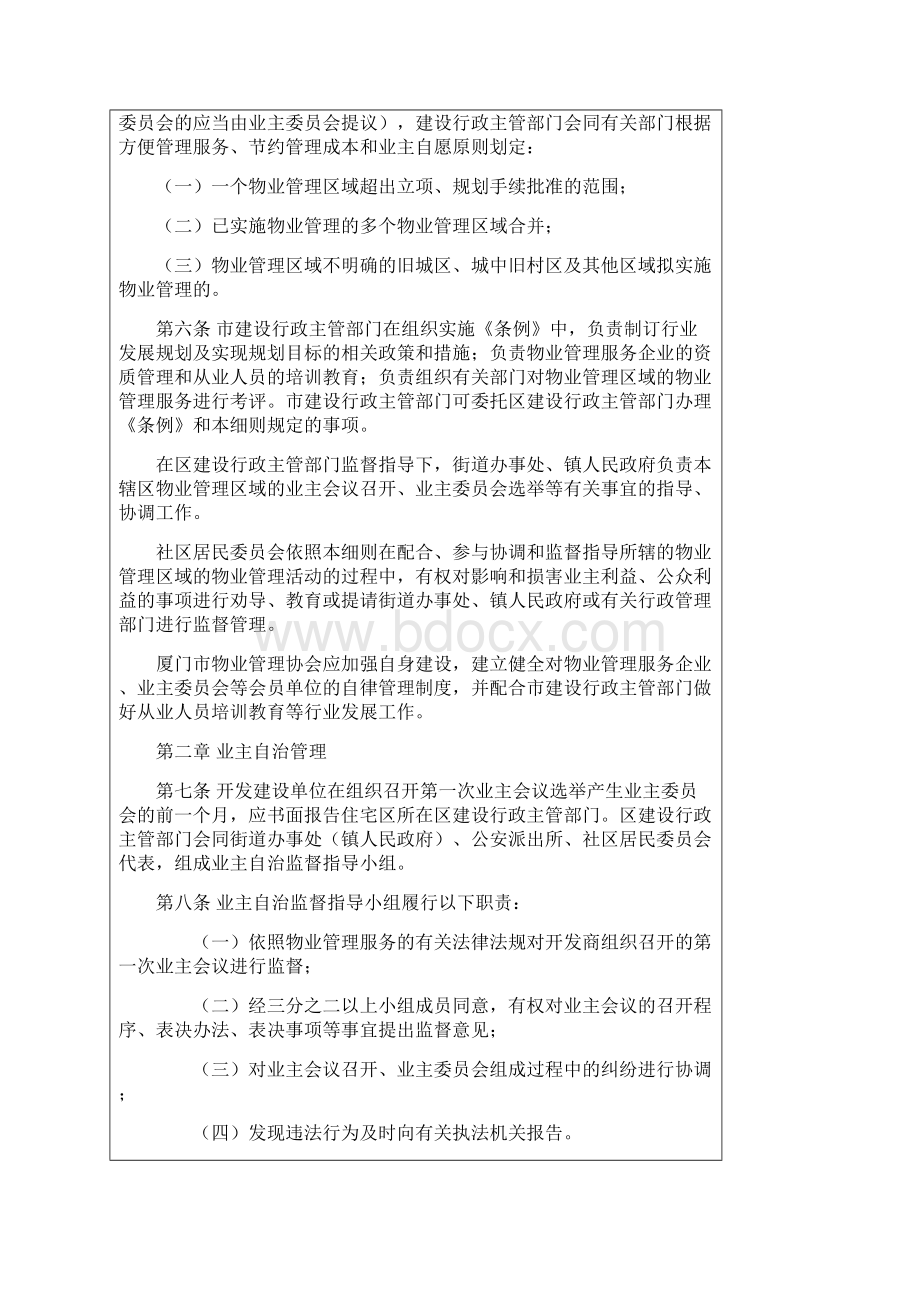 厦门市住宅区物业管理条例实施细则.docx_第2页