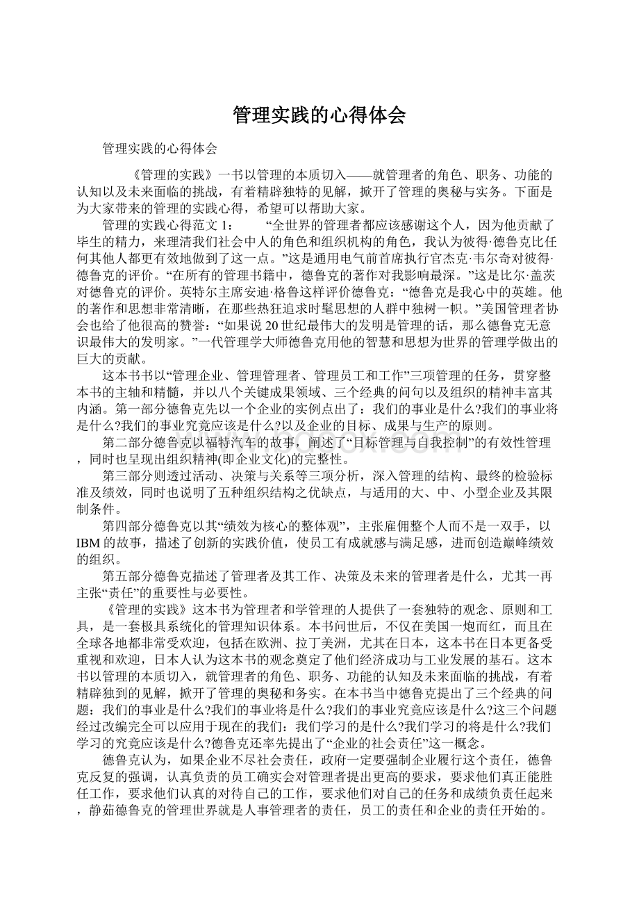 管理实践的心得体会Word格式文档下载.docx