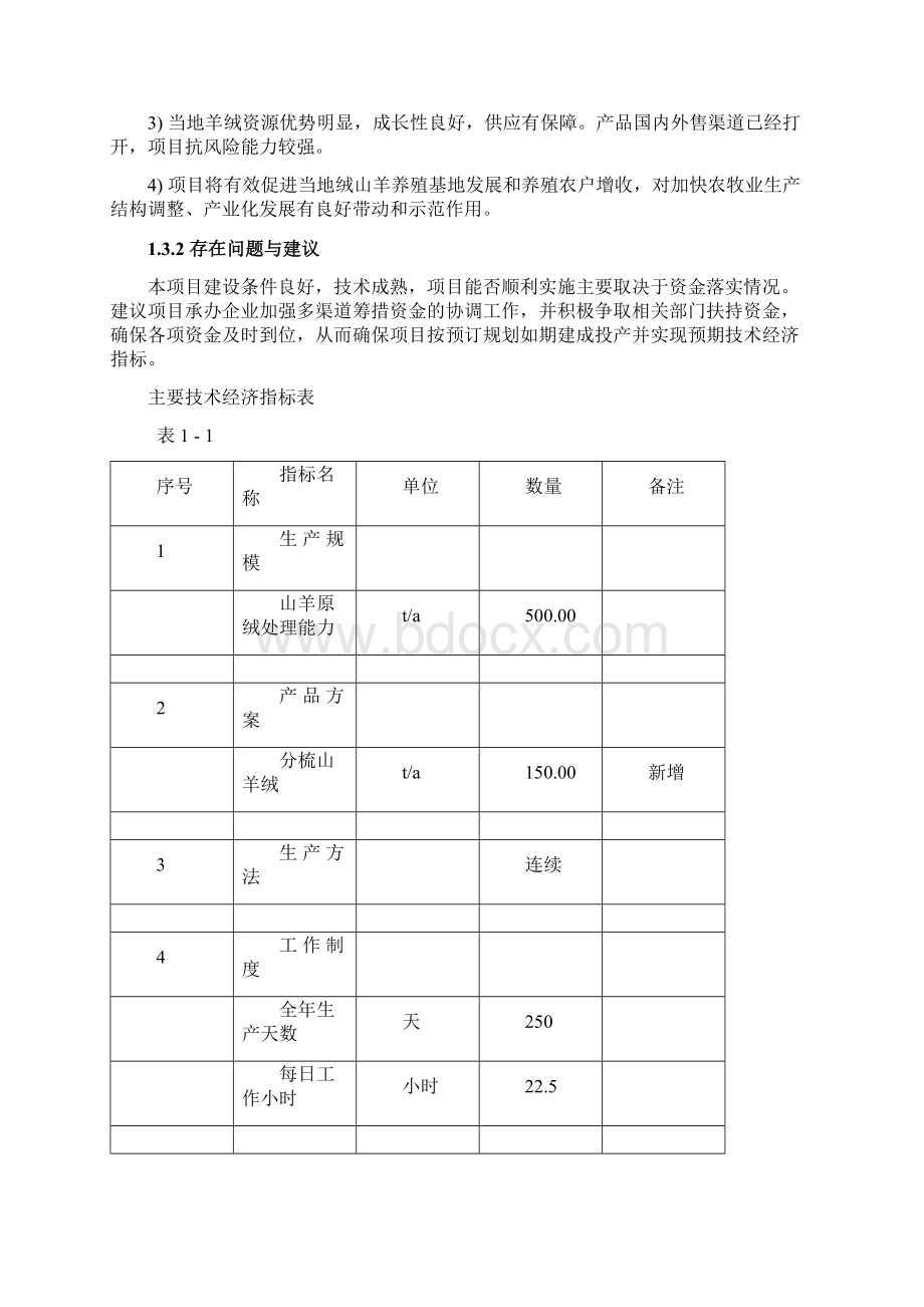 年产200吨羊绒加工扩建项目可行性研究报告Word格式文档下载.docx_第3页