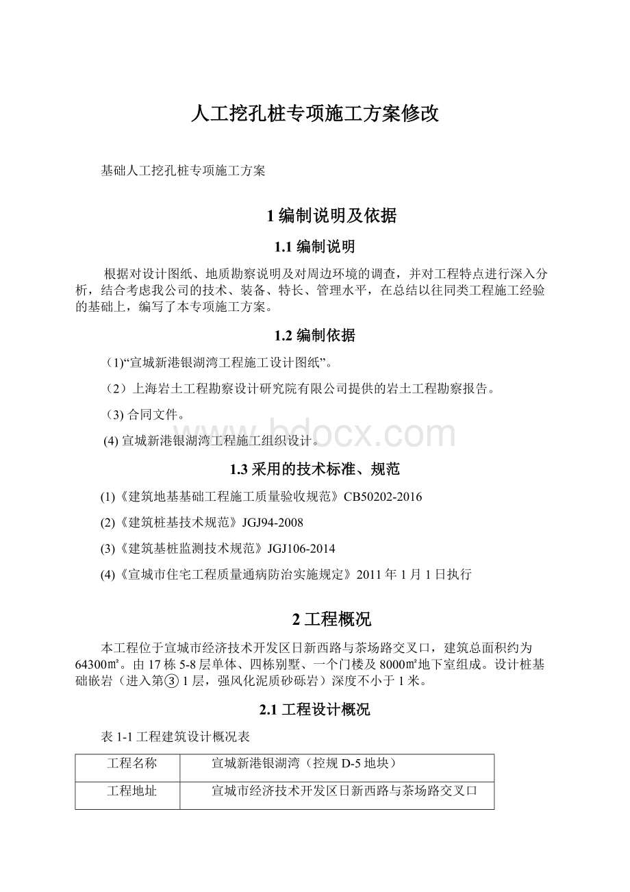 人工挖孔桩专项施工方案修改.docx_第1页