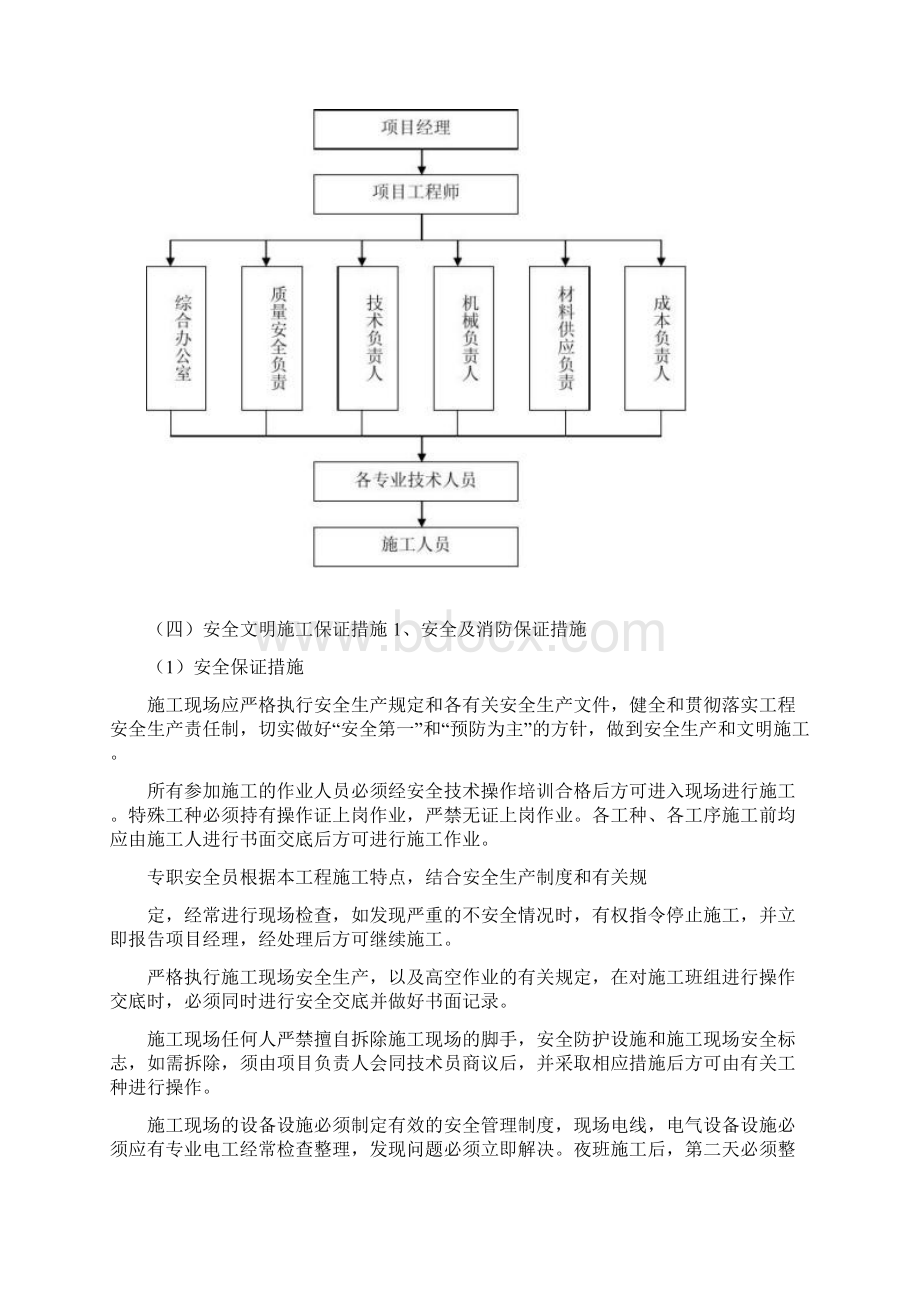 创文明工地安全施工及绿色施工方案要点.docx_第3页