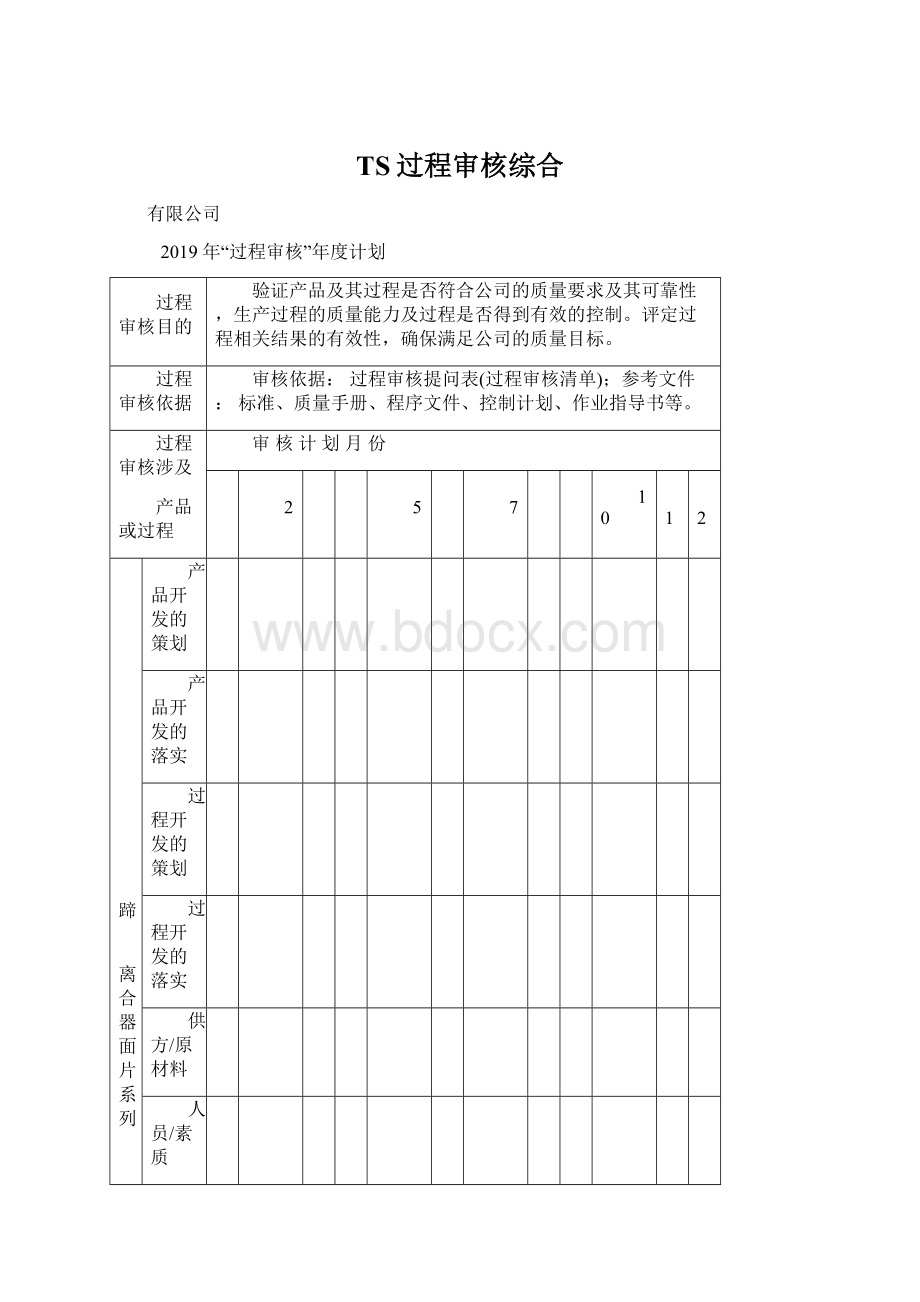 TS过程审核综合.docx