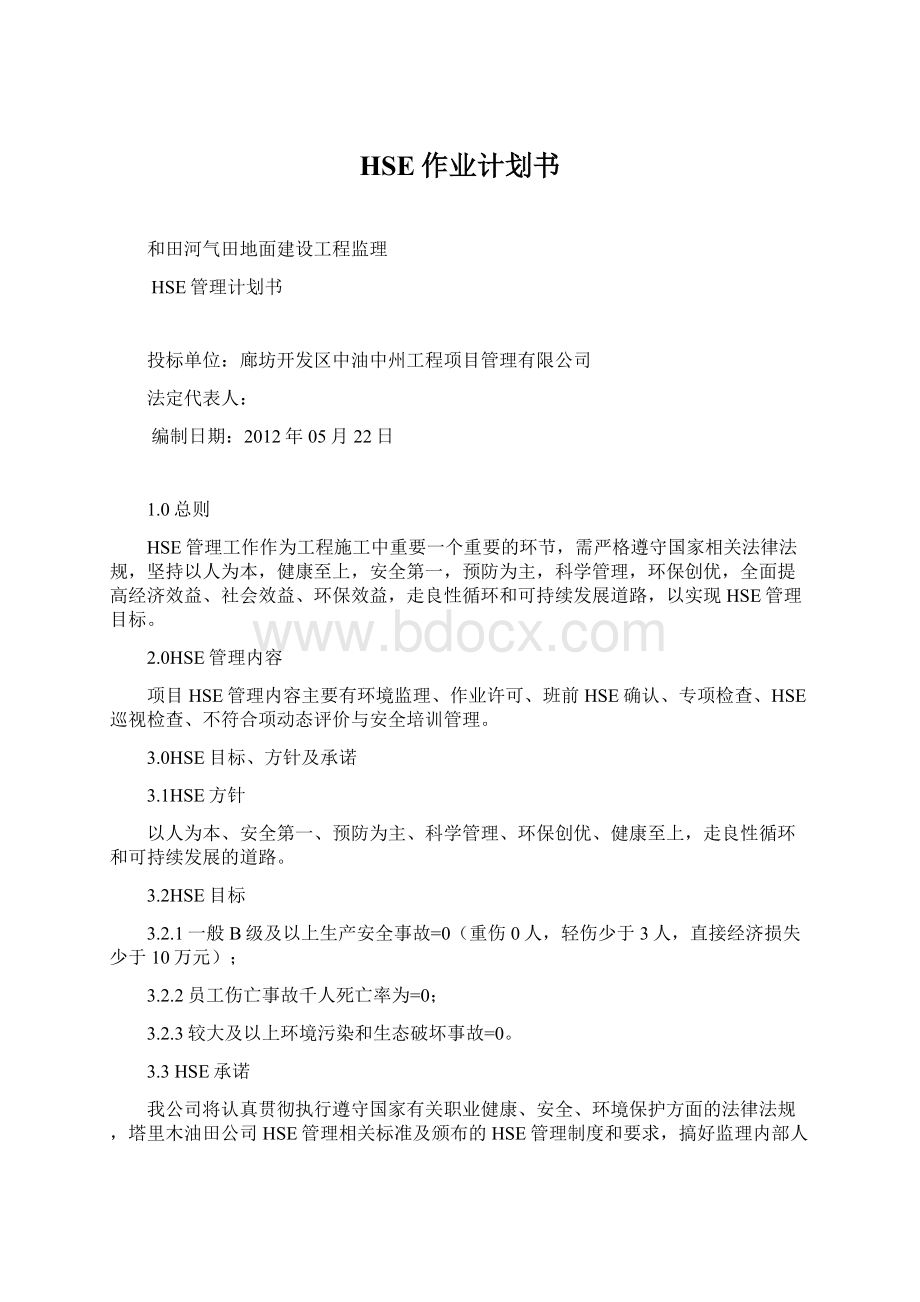 HSE作业计划书Word格式文档下载.docx