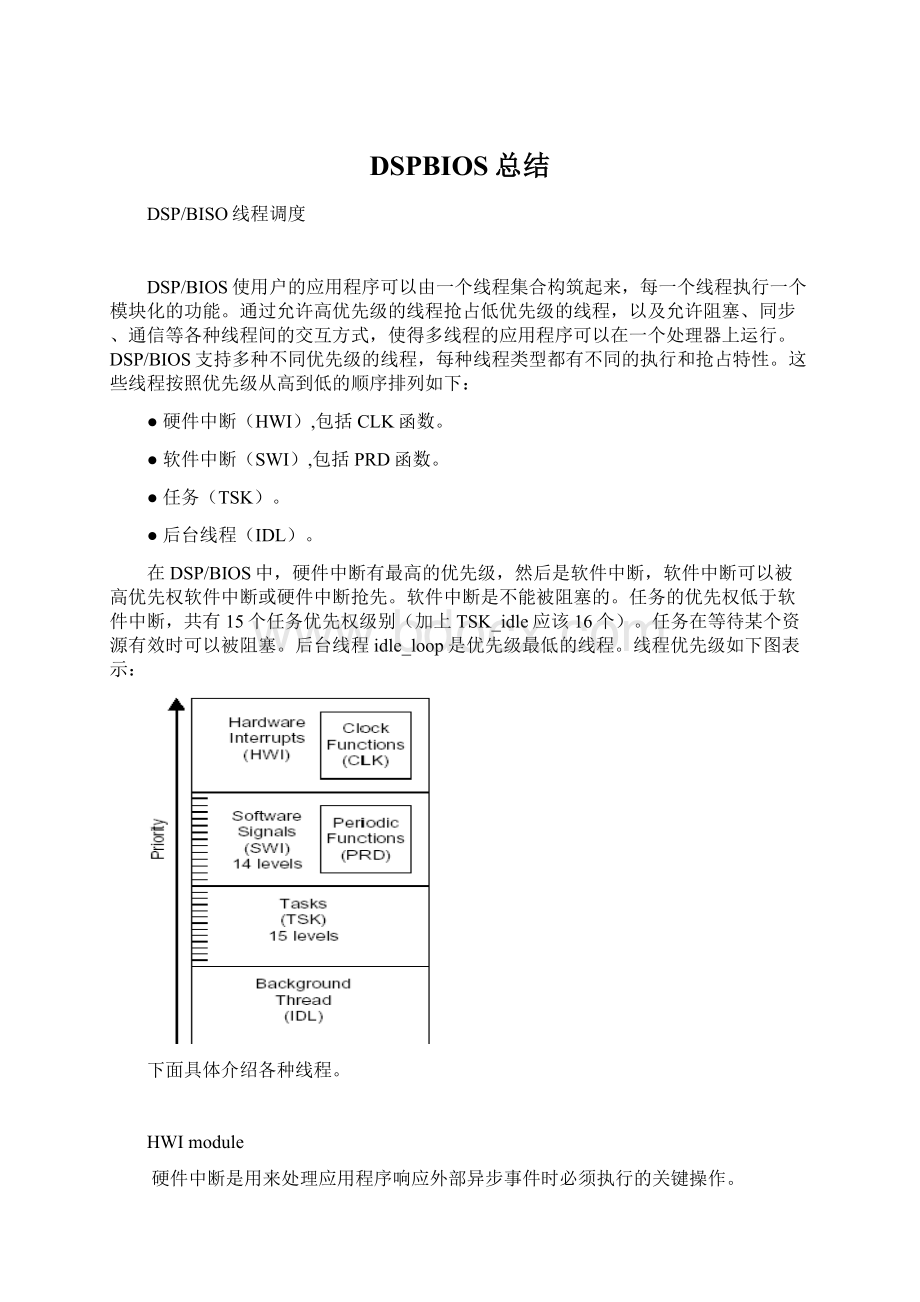 DSPBIOS总结Word格式.docx