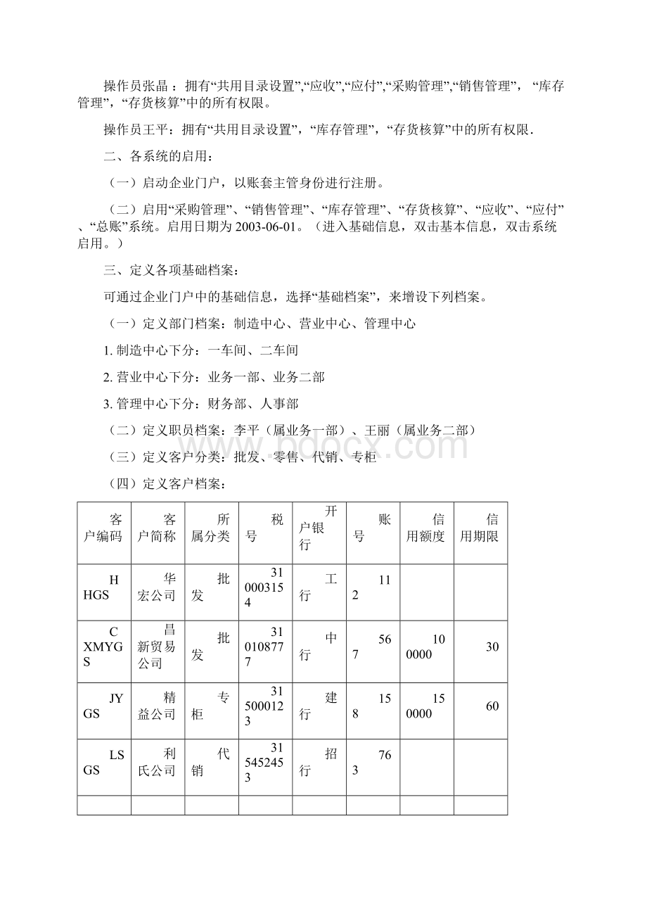 ERP软件用友U85供应链实验.docx_第2页