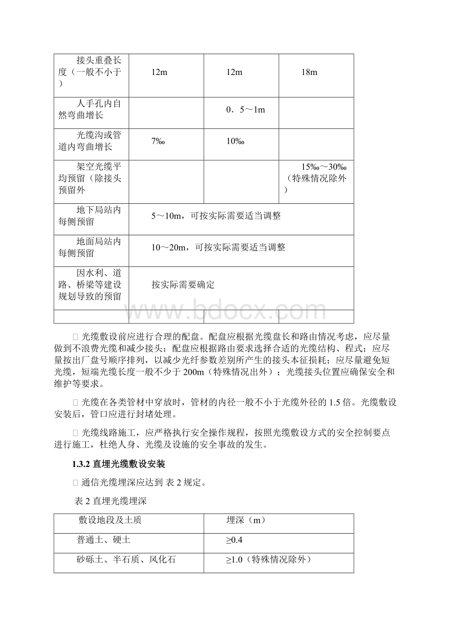 光纤施工规范及验收标准Word文档下载推荐.docx_第3页