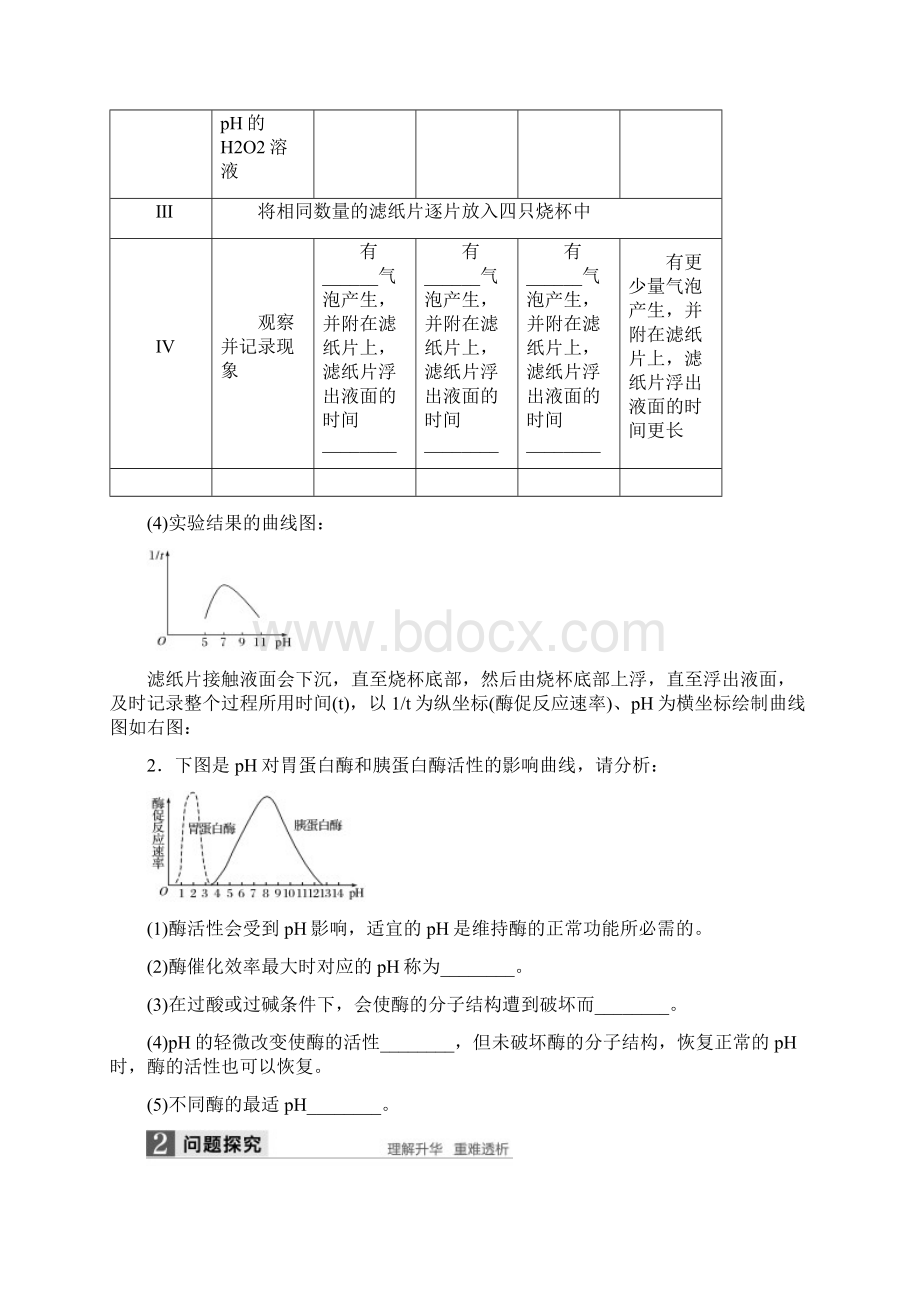 版高中生物苏教版必修一学案413+影响酶促反应速率的因素.docx_第2页