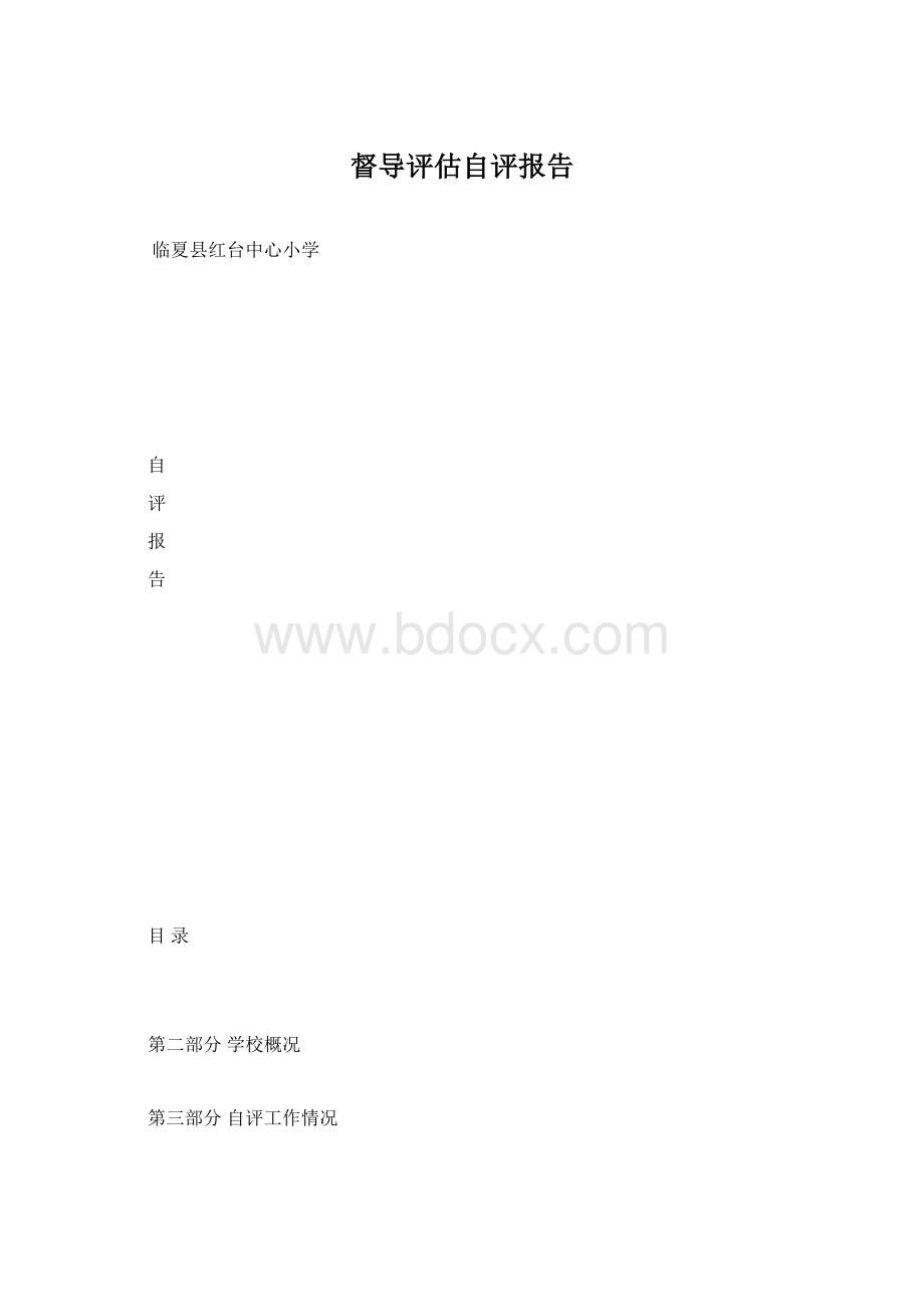 督导评估自评报告.docx