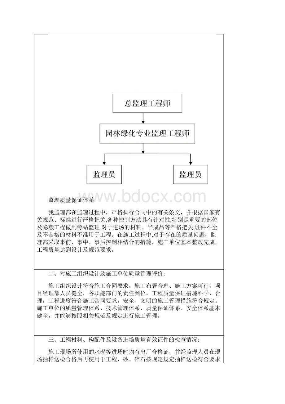 绿化工程质量评估工作报告Word格式文档下载.docx_第2页