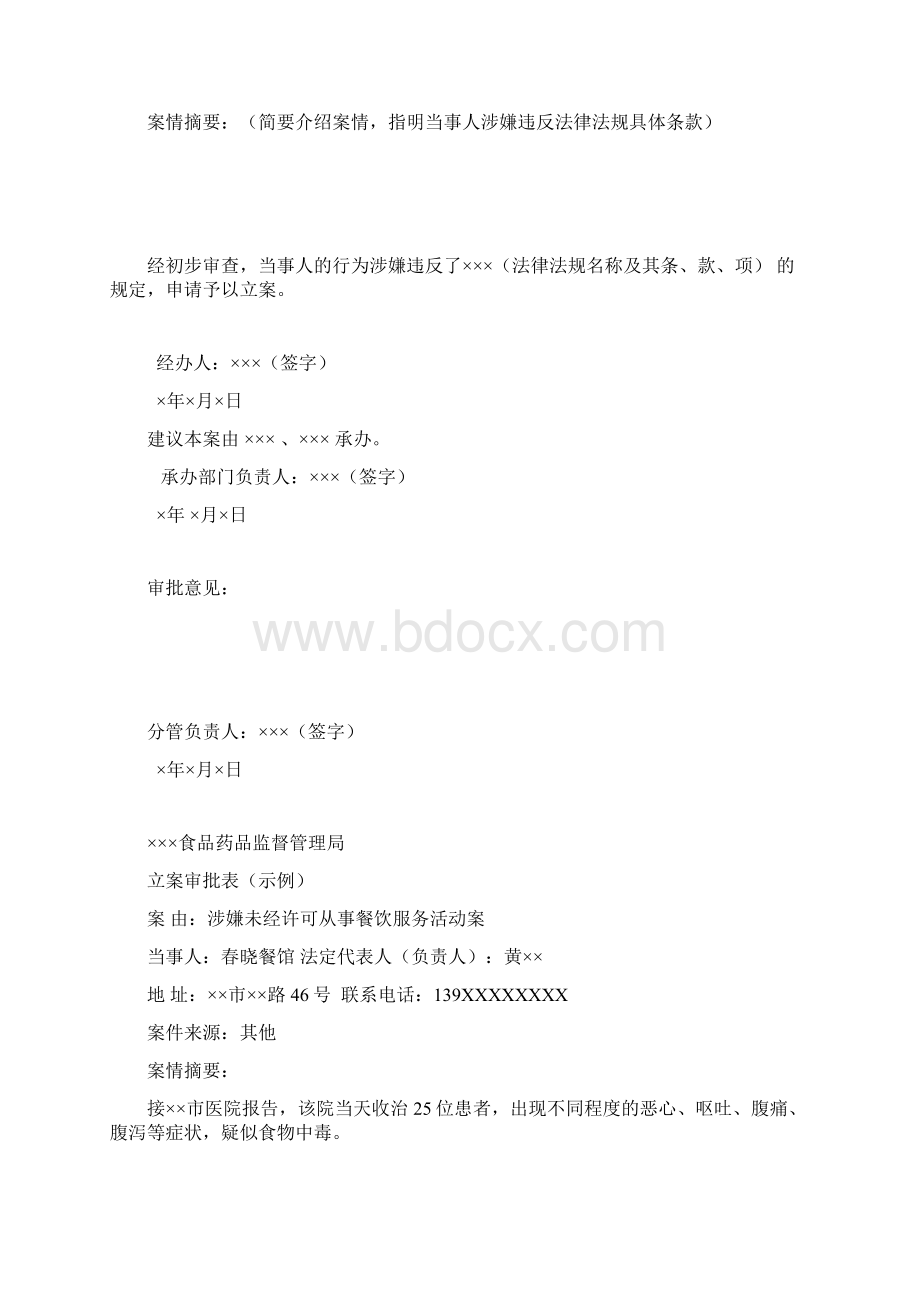 附录4 执法文书样本与示例Word格式文档下载.docx_第3页