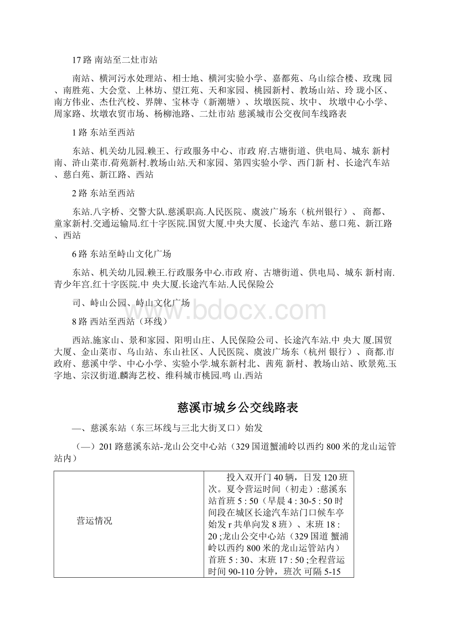 慈溪公交线路营运表.docx_第3页