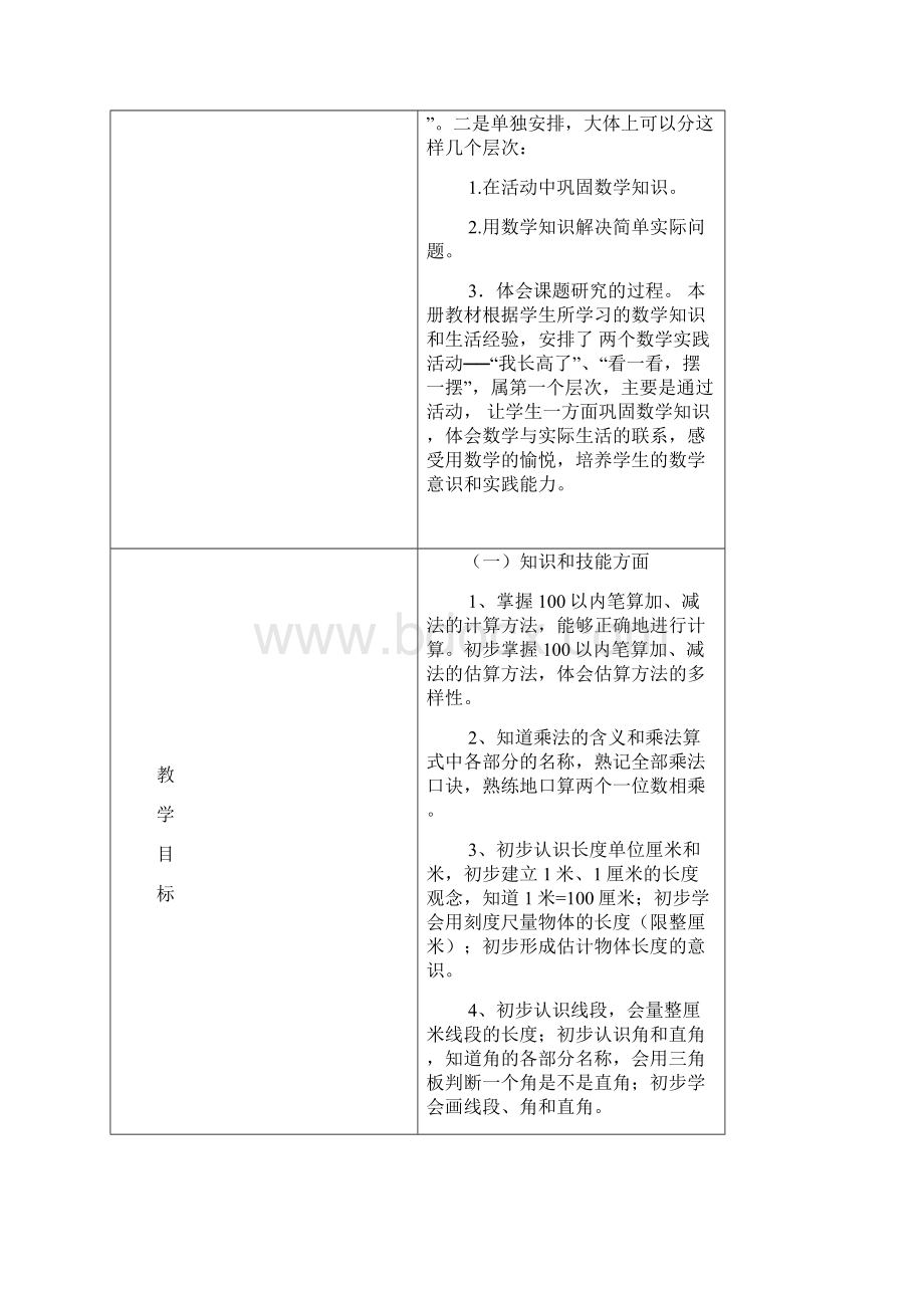 二年级上册数学教学计划Word格式文档下载.docx_第3页