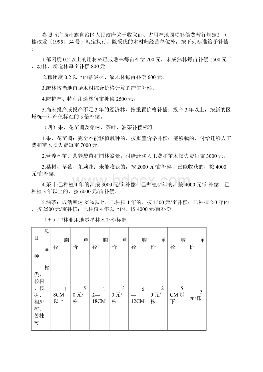 武宣征收收回土地及房屋补偿标准.docx_第3页