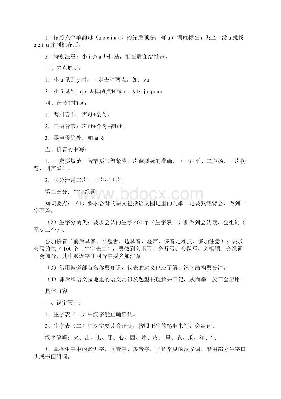 部编版一年级上册语文知识点汇总精编.docx_第2页