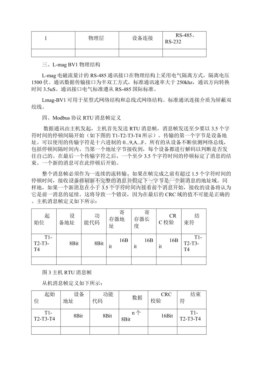 电磁流量计标准MODBUS通讯协议文档格式.docx_第2页