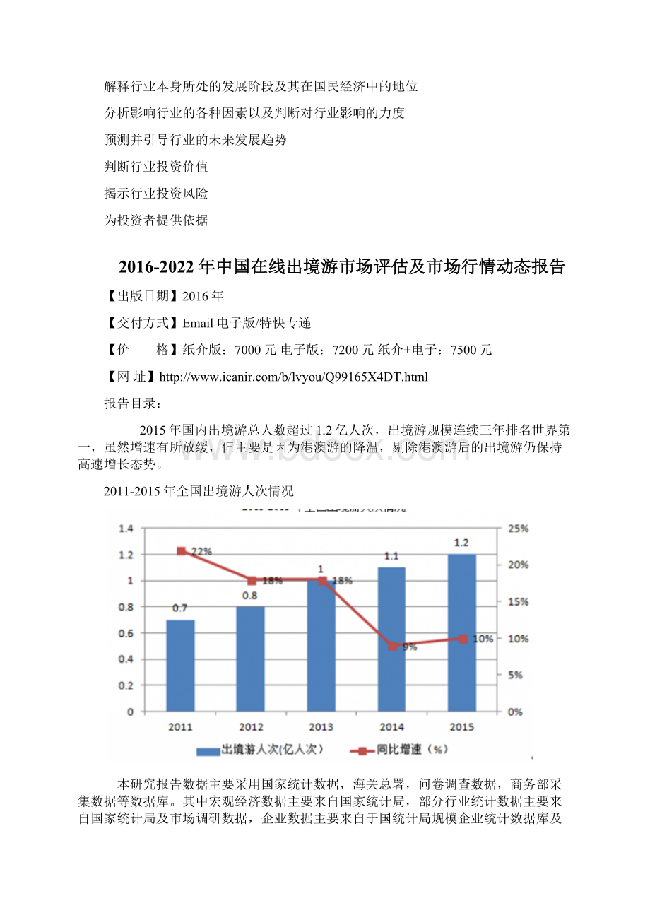 中国在线出境游市场评估及市场行情动态报告.docx_第3页