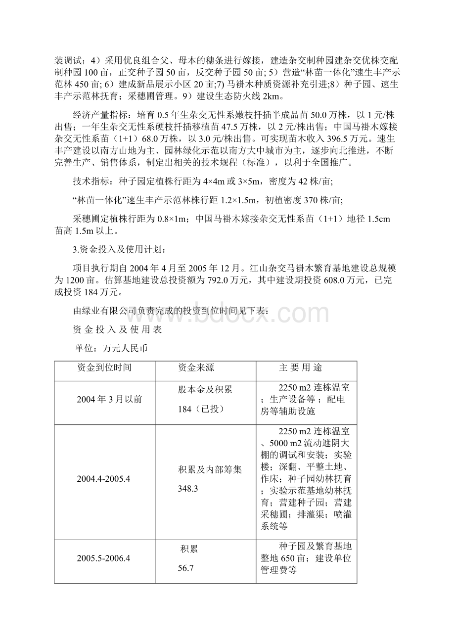 杂交马褂木种苗繁育及营造技术中试建设项目申请报告.docx_第3页