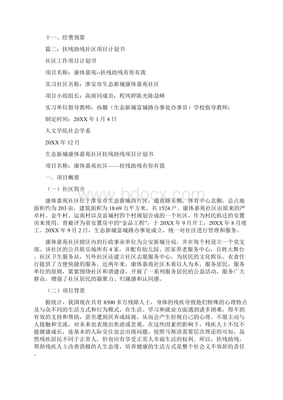 残疾人青少年增能项目策划书.docx_第3页