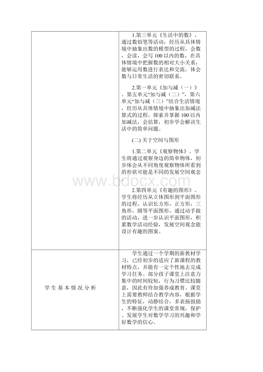 北师大一年级下册数学教案全册.docx_第2页