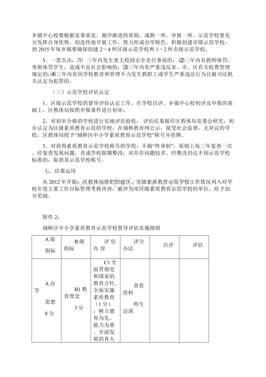 中小学素质教育师范学校评估方案.docx_第3页