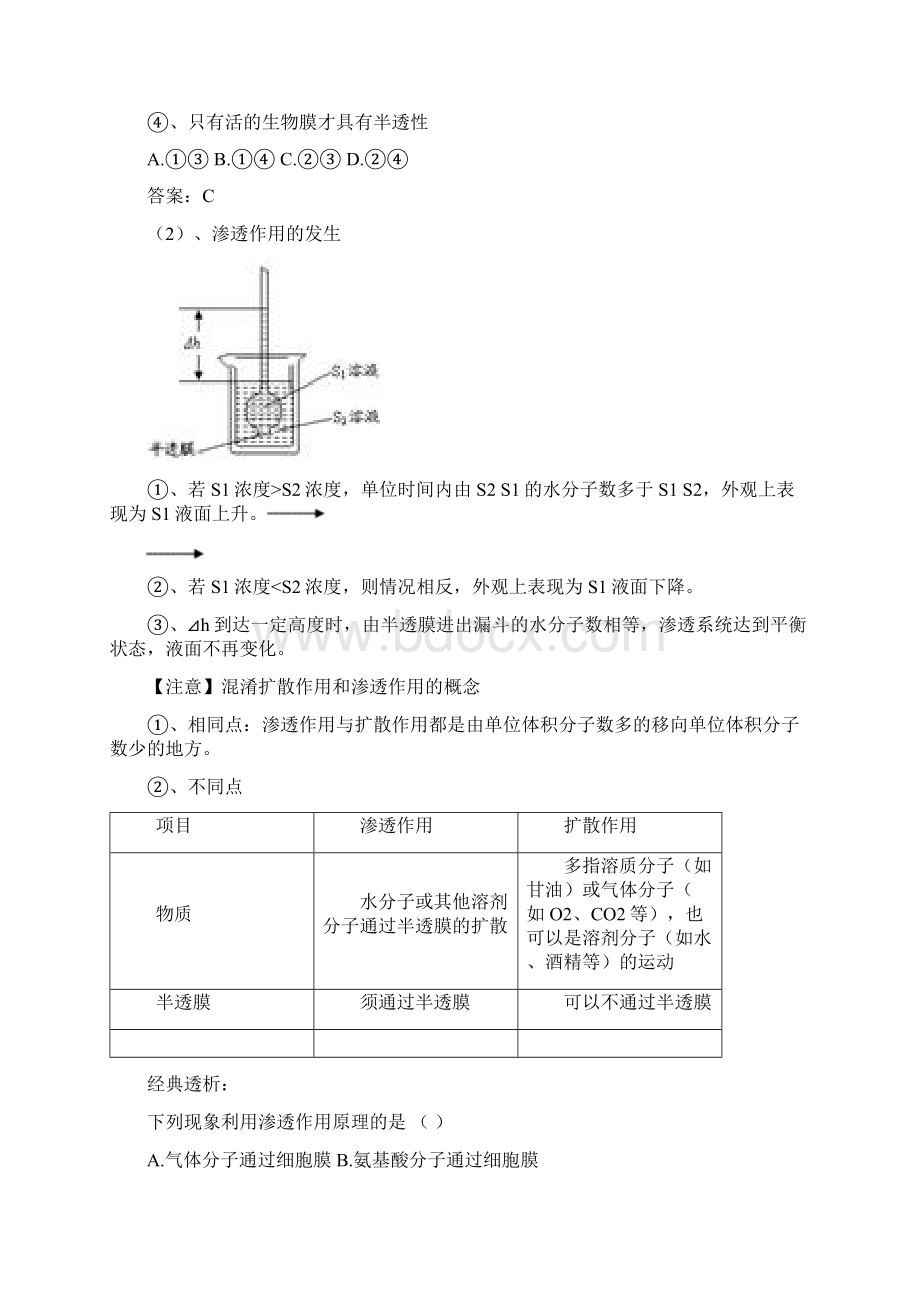 专题四 物质的输入和输出.docx_第2页