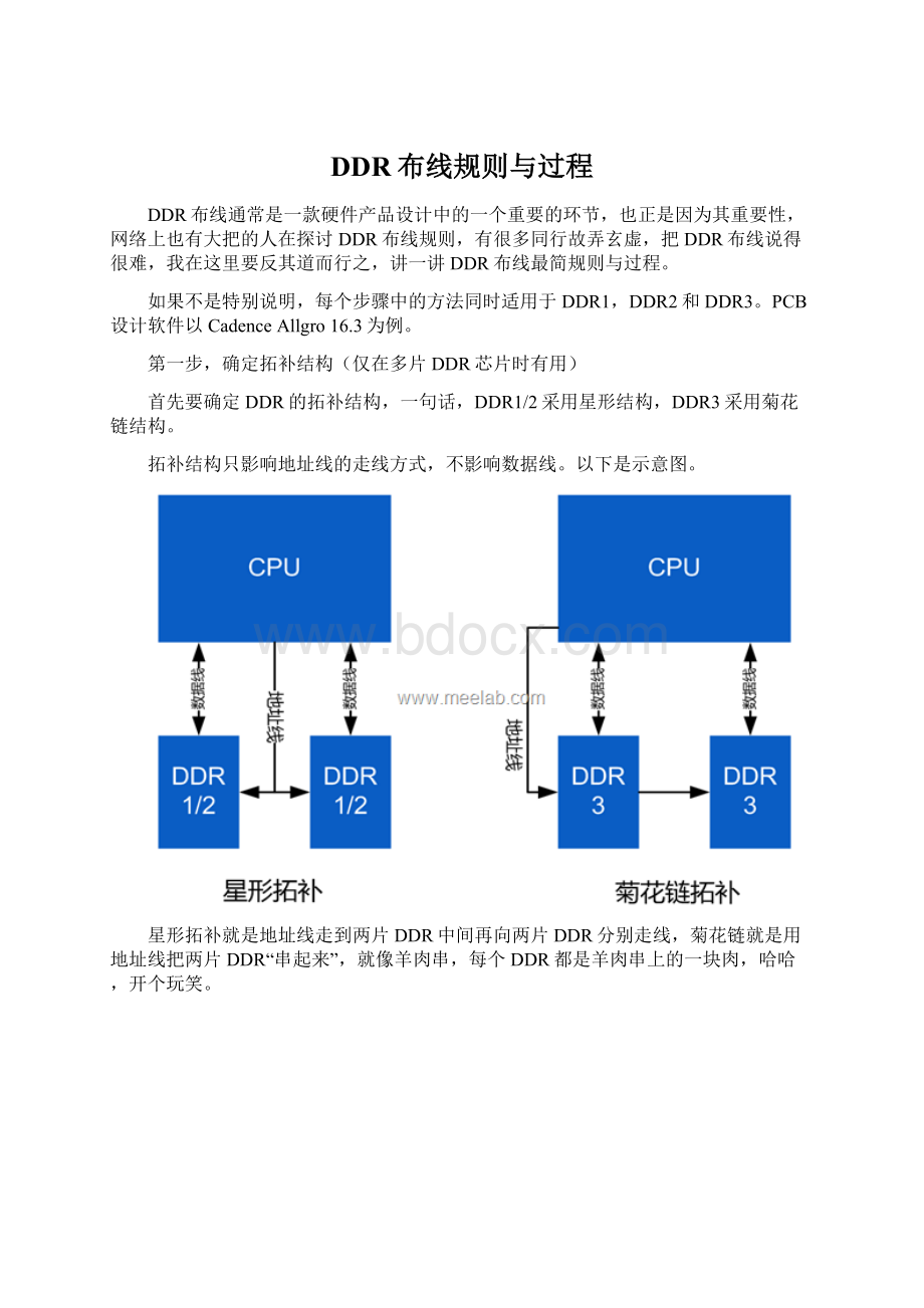 DDR布线规则与过程.docx