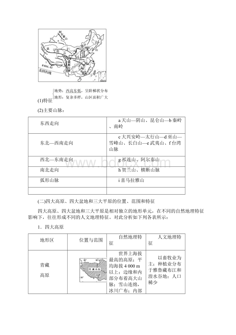 第十八章中国地理Word文件下载.docx_第3页