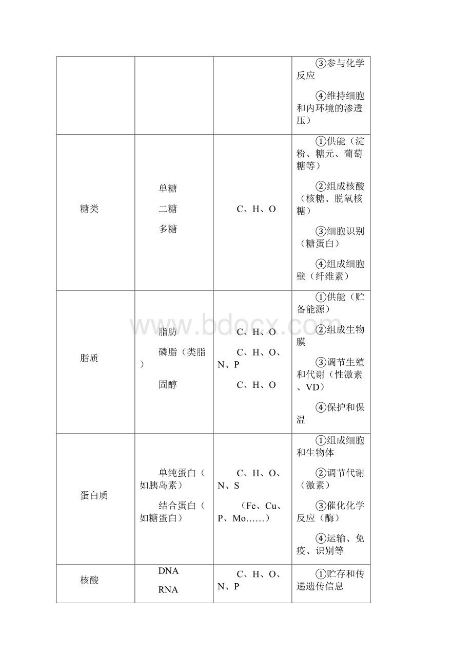 高中生物重点知识框架1.docx_第3页