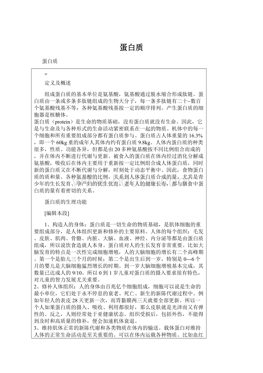 蛋白质.docx_第1页