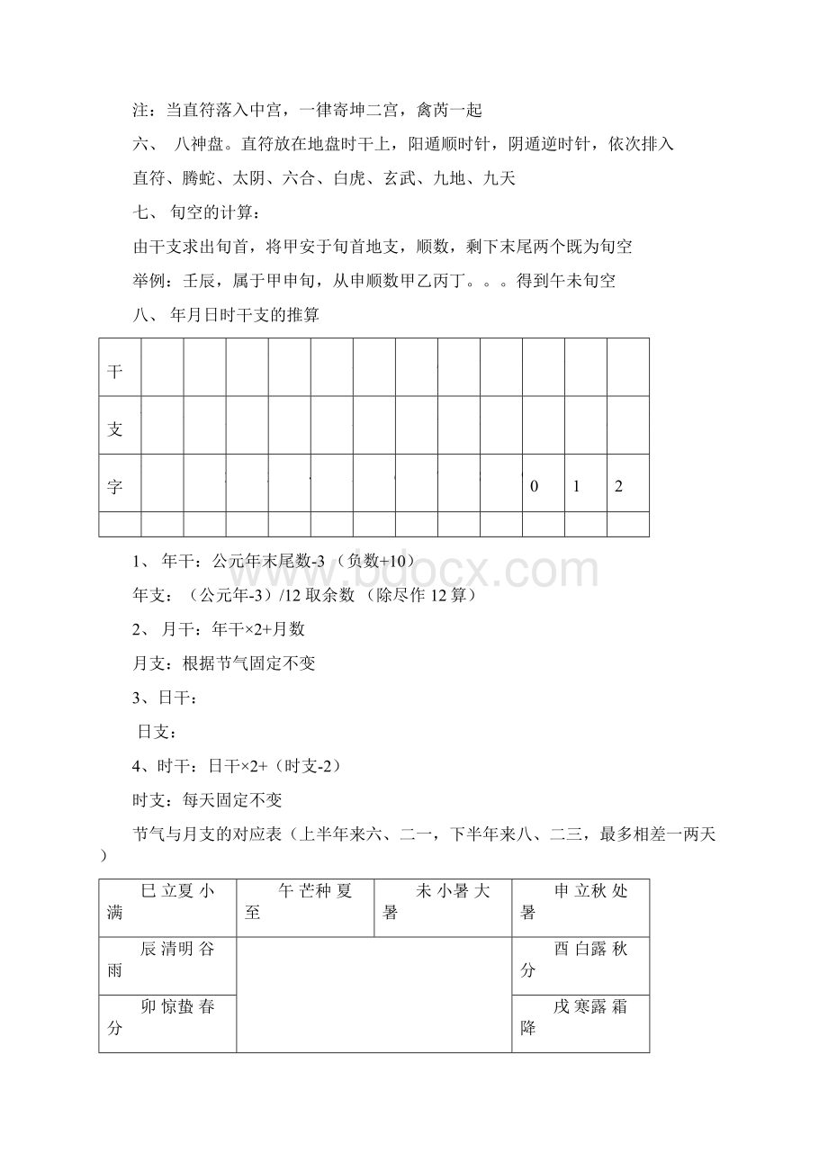 奇门遁甲基础知识归纳.docx_第3页