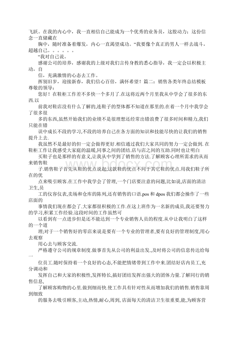 销售人员年度工作总结pptWord格式文档下载.docx_第2页