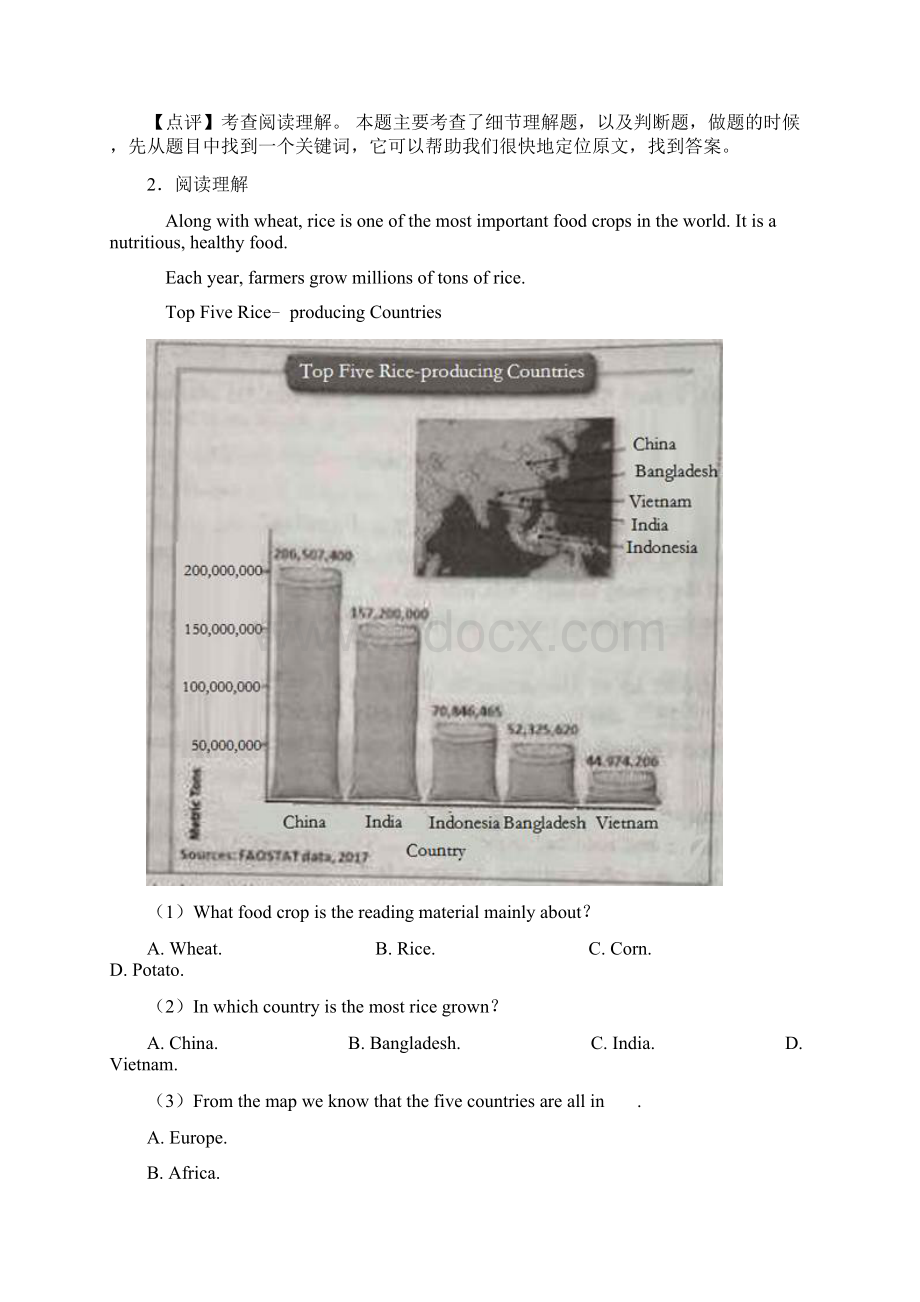 英语初中英语阅读理解日常生活类20附带答案解析.docx_第3页