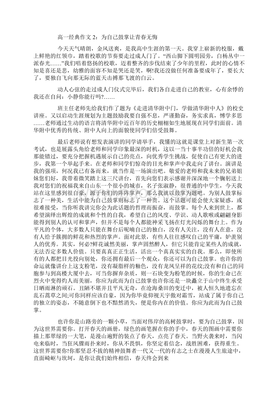 高中高一作文优秀范文五篇Word格式文档下载.docx_第2页