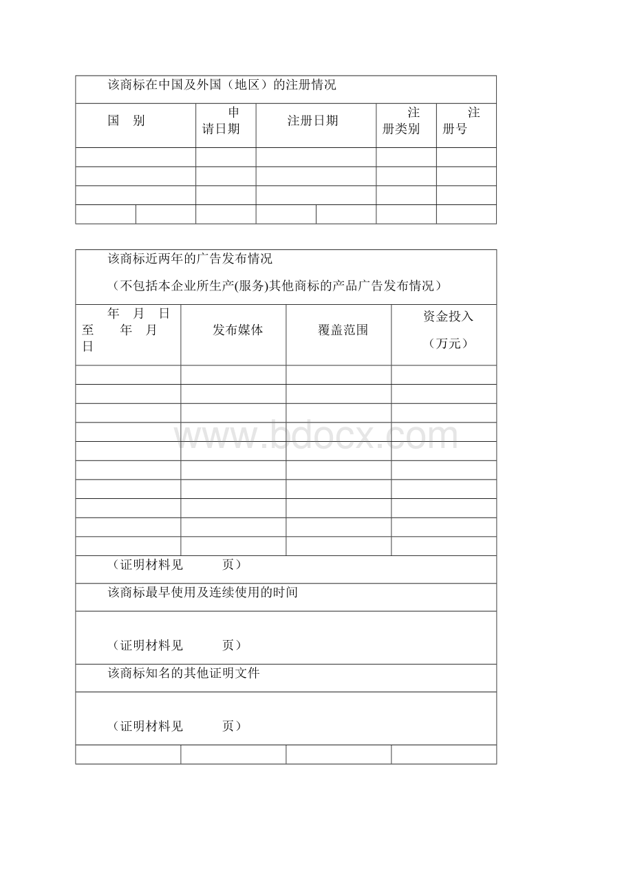 宣城市知名商标认定申请表Word格式文档下载.docx_第3页