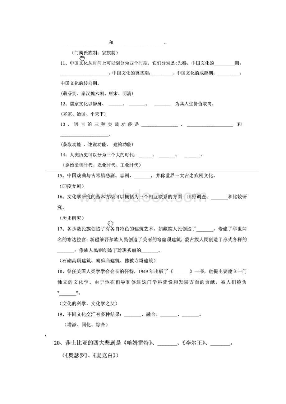 《文化学概论》精彩试题.docx_第2页