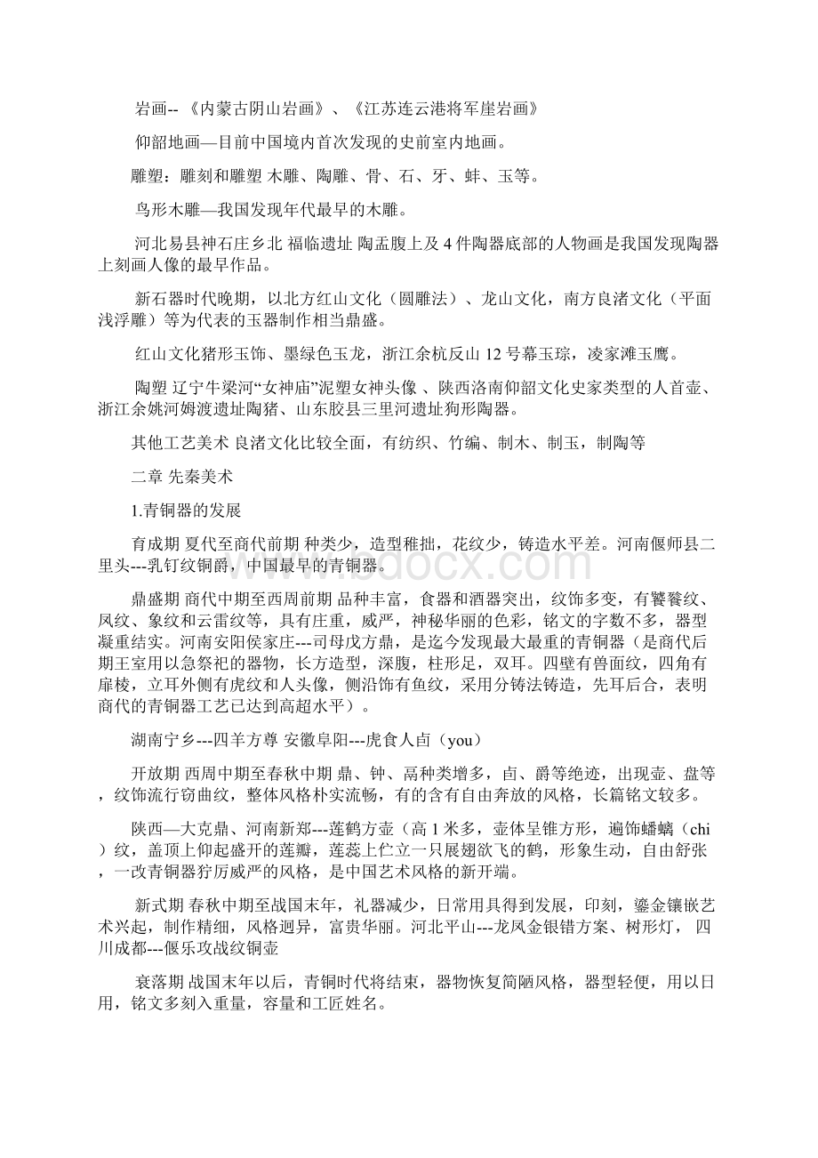 中国美术史内容要点教材文档格式.docx_第2页